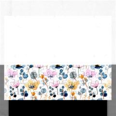 Watercolor Floral Seamless Pattern Rectangular Jigsaw Puzzl by TastefulDesigns