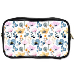 Watercolor Floral Seamless Pattern Toiletries Bag (two Sides) by TastefulDesigns