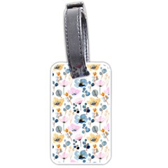 Watercolor Floral Seamless Pattern Luggage Tag (one Side) by TastefulDesigns