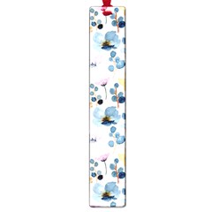 Watercolor Floral Seamless Pattern Large Book Marks by TastefulDesigns