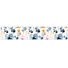 Watercolor Floral Seamless Pattern Large Flano Scarf 