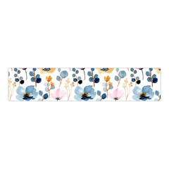 Watercolor Floral Seamless Pattern Velvet Scrunchie by TastefulDesigns