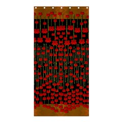 Summer  Flowers In A Floral Jungle Ornate Shower Curtain 36  X 72  (stall)  by pepitasart