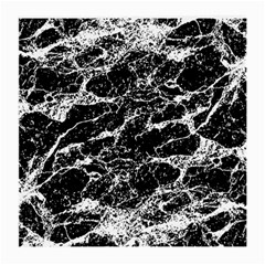 Black And White Abstract Textured Print Medium Glasses Cloth by dflcprintsclothing