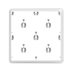 Love Symbol Drawing Memory Card Reader (square) by dflcprintsclothing