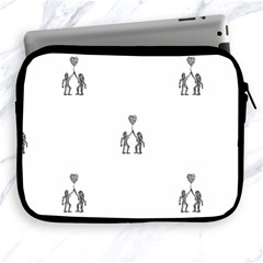 Love Symbol Drawing Apple Ipad 2/3/4 Zipper Cases by dflcprintsclothing