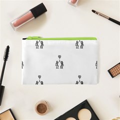 Love Symbol Drawing Cosmetic Bag (xs)