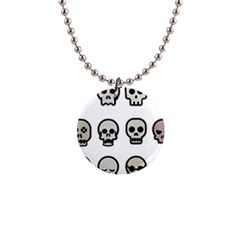 Avatar Emotions Icon 1  Button Necklace by Sudhe