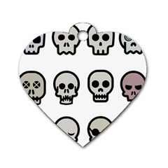 Avatar Emotions Icon Dog Tag Heart (one Side)