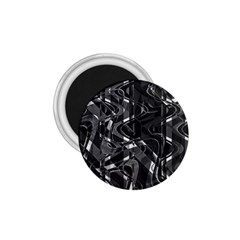 Black And White Intricate Geometric Print 1 75  Magnets by dflcprintsclothing