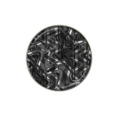 Black And White Intricate Geometric Print Hat Clip Ball Marker (10 Pack)