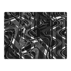 Black And White Intricate Geometric Print Double Sided Flano Blanket (mini)  by dflcprintsclothing