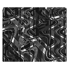 Black And White Intricate Geometric Print Double Sided Flano Blanket (small)  by dflcprintsclothing