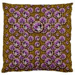 Gold Plates With Magic Flowers Raining Down Standard Flano Cushion Case (One Side) Front