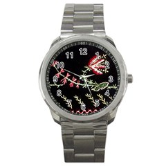 Peace Flower Sport Metal Watch by DeneWestUK