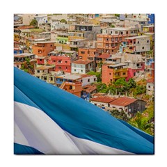 Santa Ana Hill, Guayaquil Ecuador Tile Coaster by dflcprintsclothing