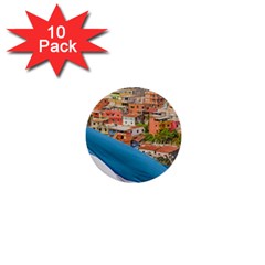 Santa Ana Hill, Guayaquil Ecuador 1  Mini Buttons (10 Pack)  by dflcprintsclothing