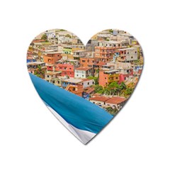 Santa Ana Hill, Guayaquil Ecuador Heart Magnet