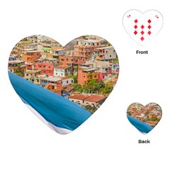 Santa Ana Hill, Guayaquil Ecuador Playing Cards Single Design (heart) by dflcprintsclothing