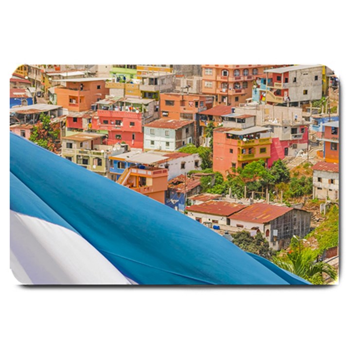 Santa Ana Hill, Guayaquil Ecuador Large Doormat 