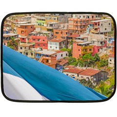 Santa Ana Hill, Guayaquil Ecuador Fleece Blanket (mini) by dflcprintsclothing