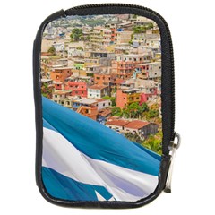 Santa Ana Hill, Guayaquil Ecuador Compact Camera Leather Case by dflcprintsclothing