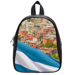 Santa Ana Hill, Guayaquil Ecuador School Bag (small) by dflcprintsclothing