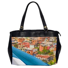 Santa Ana Hill, Guayaquil Ecuador Oversize Office Handbag (2 Sides) by dflcprintsclothing