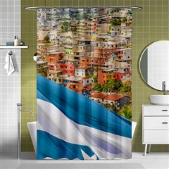 Santa Ana Hill, Guayaquil Ecuador Shower Curtain 48  X 72  (small)  by dflcprintsclothing