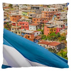 Santa Ana Hill, Guayaquil Ecuador Large Cushion Case (one Side) by dflcprintsclothing