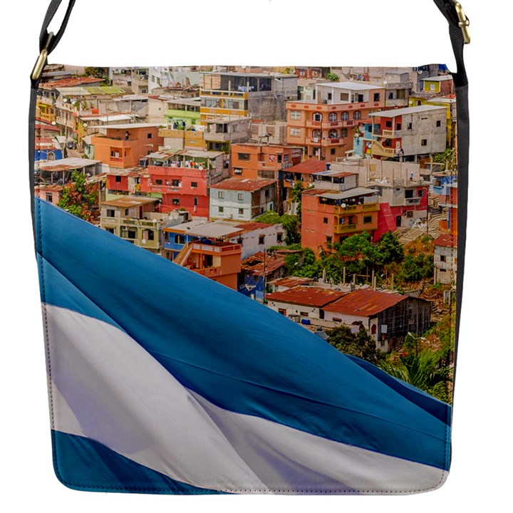 Santa Ana Hill, Guayaquil Ecuador Flap Closure Messenger Bag (S)