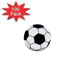 Soccer Lovers Gift 1  Mini Buttons (100 pack)  Front