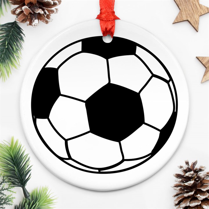 Soccer Lovers Gift Ornament (Round)