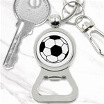 Soccer Lovers Gift Bottle Opener Key Chain Front