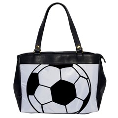 Soccer Lovers Gift Oversize Office Handbag by ChezDeesTees