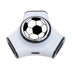 Soccer Lovers Gift 3-Port USB Hub Front