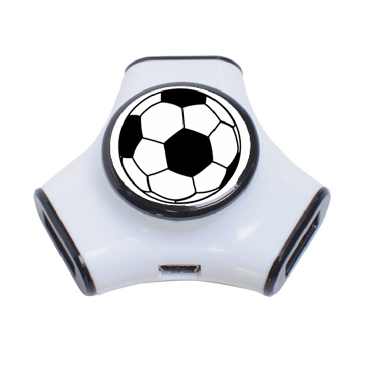 Soccer Lovers Gift 3-Port USB Hub