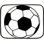 Soccer Lovers Gift Double Sided Fleece Blanket (Mini)  35 x27  Blanket Front