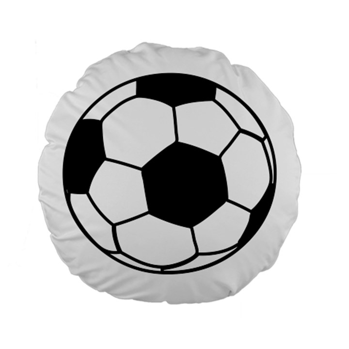 Soccer Lovers Gift Standard 15  Premium Flano Round Cushions