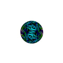 420 Ganja Pattern, Weed Leafs, Marihujana In Colors 1  Mini Buttons by Casemiro