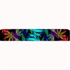 420 Ganja Pattern, Weed Leafs, Marihujana In Colors Small Bar Mats by Casemiro