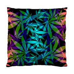 420 Ganja Pattern, Weed Leafs, Marihujana In Colors Standard Cushion Case (one Side) by Casemiro