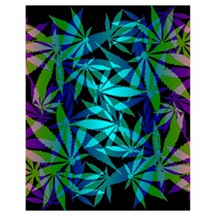 420 Ganja Pattern, Weed Leafs, Marihujana In Colors Drawstring Bag (small) by Casemiro