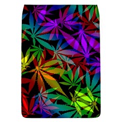 Ganja In Rainbow Colors, Weed Pattern, Marihujana Theme Removable Flap Cover (l) by Casemiro