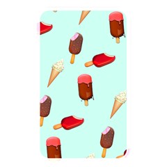 Ice Cream Pattern, Light Blue Background Memory Card Reader (rectangular) by Casemiro