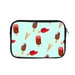 Ice Cream pattern, light blue background Apple MacBook Pro 15  Zipper Case Front