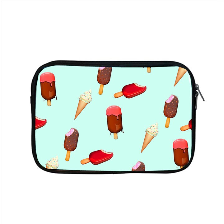 Ice Cream pattern, light blue background Apple MacBook Pro 15  Zipper Case