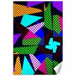 Trippy blocks, dotted geometric pattern Canvas 24  x 36  23.35 x34.74  Canvas - 1