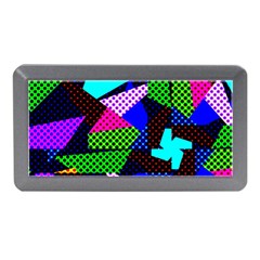 Trippy Blocks, Dotted Geometric Pattern Memory Card Reader (mini) by Casemiro