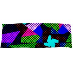 Trippy Blocks, Dotted Geometric Pattern Body Pillow Case Dakimakura (two Sides) by Casemiro